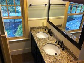 Bathroom Remodel Vanity and Mirror