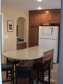 Remodeled Kitchen Island