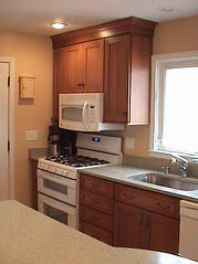 Remodeled Kitchen Range Cabinets