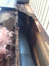 Chimney Wall Water Damage