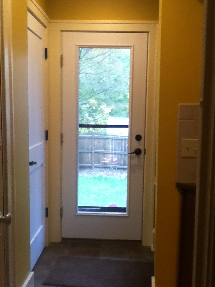 Entrance to Mudroom Addition