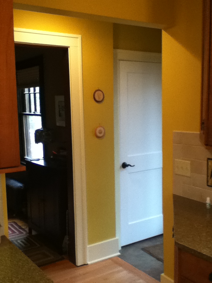 Mudroom Addition interior entrance