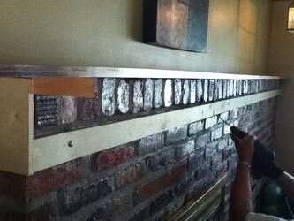 Wood Mantel Construction