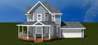Front Porch Addition 3D Design